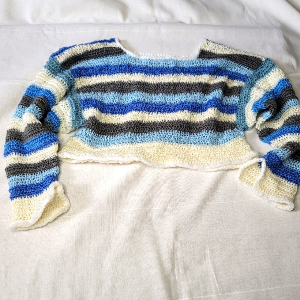 Long-sleeved top// artisan work